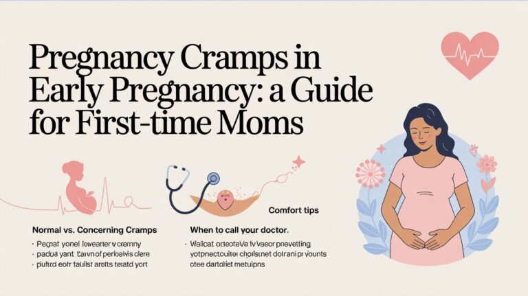 Pregnancy Cramps in Early Pregnancy: A Guide for First-Time Moms
