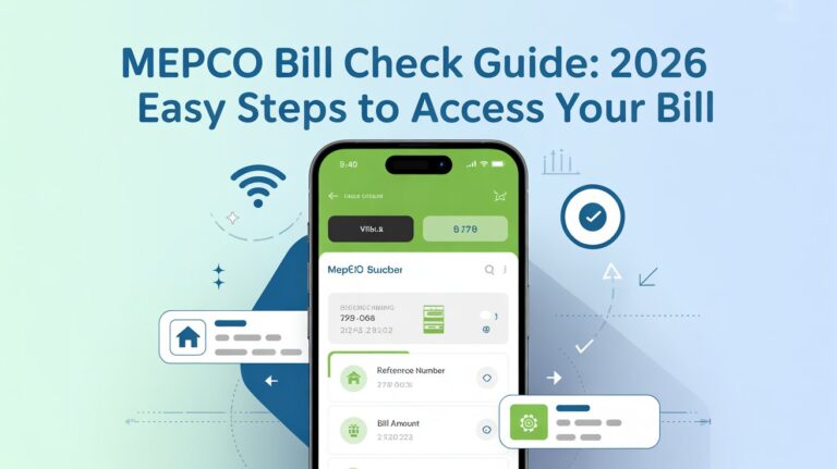 MEPCO Bill Check Guide: 2026 Easy Steps to Access Your Bill
